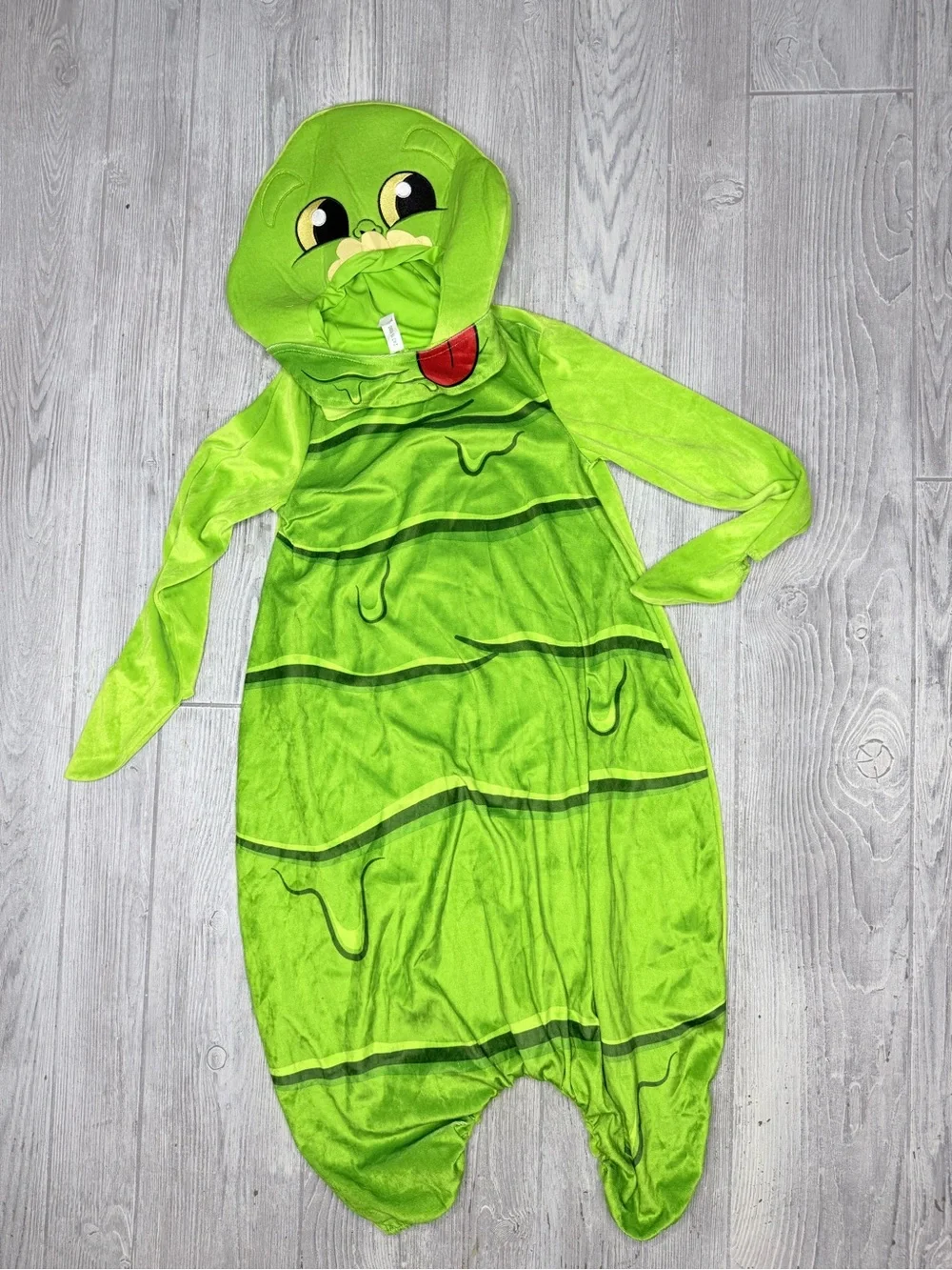 Ghostbusters Frozen Empire Toddler Slimer Halloween Costume 3-4 cosplay dress up
